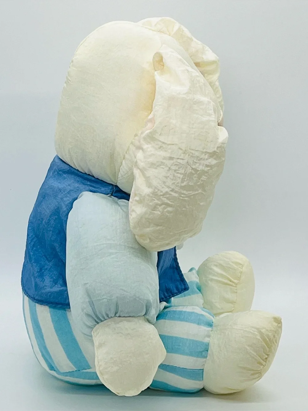 Vintage Anima Nylon Parachute Material Bunny Rabbit Plush Stuffed Animal Toy